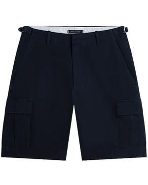 Tommy Hilfiger Multiple-Pocket Cargo Shorts - Blue
