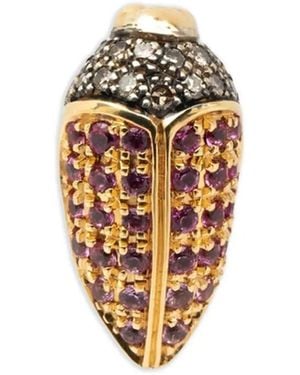Bibi Van Der Velden Boucles D'Oreilles En 18Ct À Diamants - Blanc