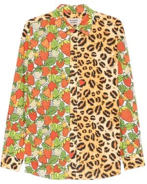 ALESSANDRO ENRIQUEZ Multi-Print Shirt - Metallic