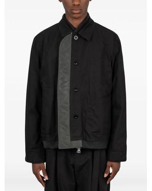 Sacai Reversible Nylon-Twill Jacket - Black