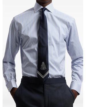 Ralph Lauren Cravatta A Righe - Blu