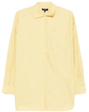 Soeur Kita Chest-Pocket Shirt - Yellow