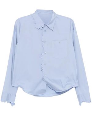 JNBY Scalloped-Edge Shirt - Blue