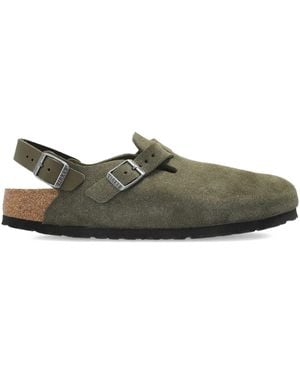 Birkenstock Mules Tokio Con Cinturino Posteriore - Verde