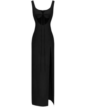 Aleksandre Akhalkatsishvili Cut-Out Sleeveless Maxi Dress - Black