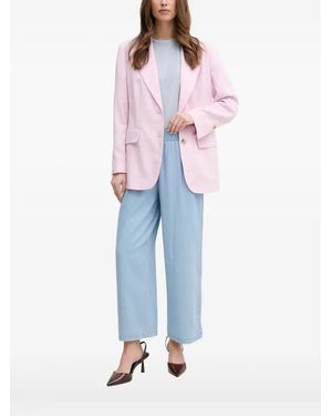 Joop! Single-Button Notched-Lapel Blazer - Blue