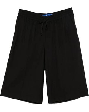 KARL LAGERFELD Drawstring-Waist Shorts - Black