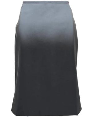 Alexander Wang Reflective Midi Skirt - Gray