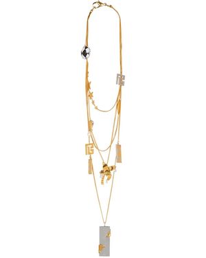 Balmain Collares Miami Con Colgantes - Blanco