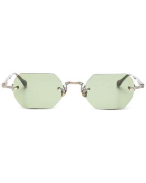Matsuda Octagonal-Frame Sunglasses - Green