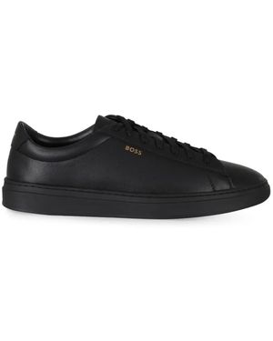 BOSS Kieran Tenn Sneakers Mit Logo - Schwarz