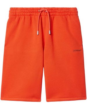 Off-White c/o Virgil Abloh Vibe Arrow Track Shorts - Orange