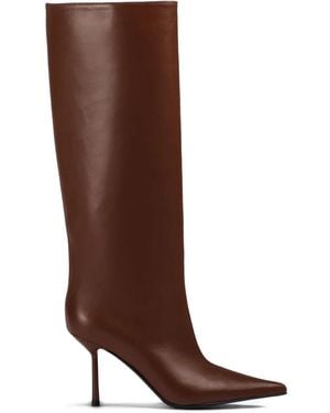 Le Silla Bottes À Bout Pointu 80 Mm - Marron