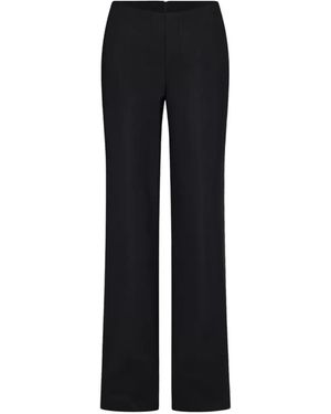 Chats by C.Dam Low-Rise Flared Pants - Black