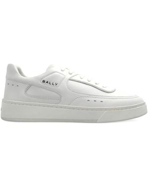 Bally Sneakers Con Inserti - Bianco