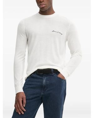 ARMANI EXCHANGE ロゴ セーター - ホワイト
