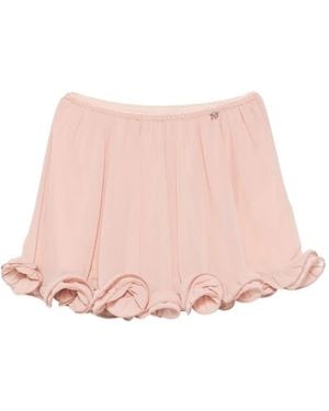 Aniye By Falda Tessa Con Ribete De Volantes - Rosa