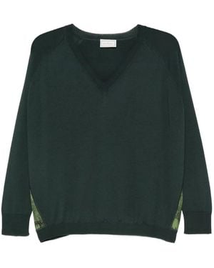 Pierre Louis Mascia Pullover Mit V-Ausschnitt - Grün
