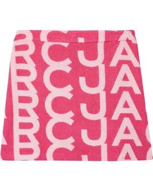 Marc Jacobs The Monogram Terry Miniskirt - Pink