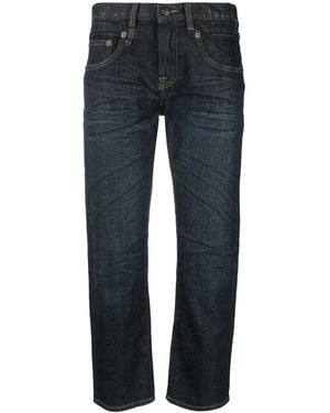R13 Cropped-Leg Denim Jeans - Blue