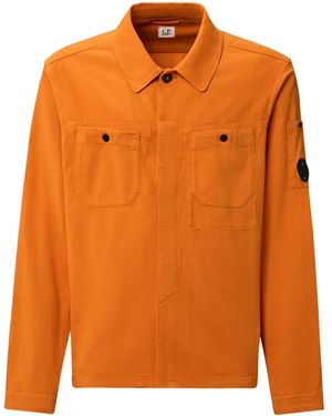 C.P. Company Veste À Poche Verre De Lunette Signature - Orange
