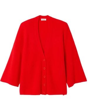 American Vintage V-neck cardigan - Rot