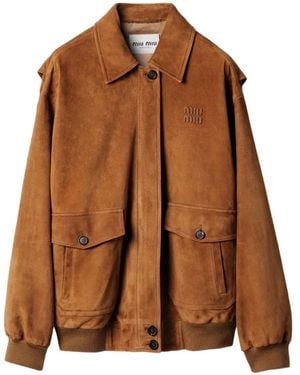 Miu Miu Blouson - Brown