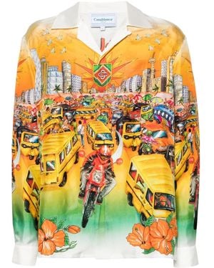 CASABLANCA Casual Shirts - Yellow