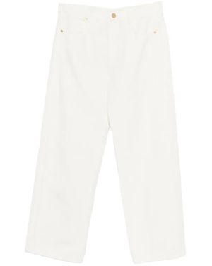 Max Mara Onorata Straight Trousers - White