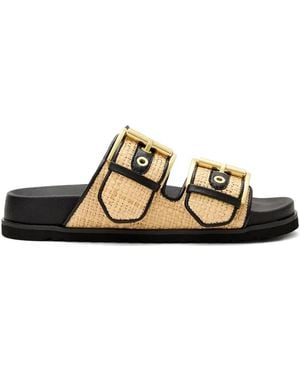 AllSaints Sian Woven Buckled Sandals - Multicolour
