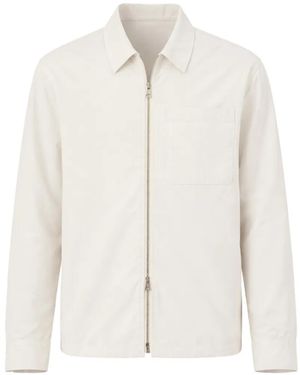 Officine Generale Zip-Pocket Jacket - White