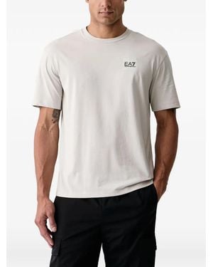 EA7 Logo-Patch T-Shirt - White