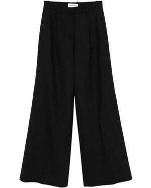 True Royal Karol Pleated-Front Trousers - Black