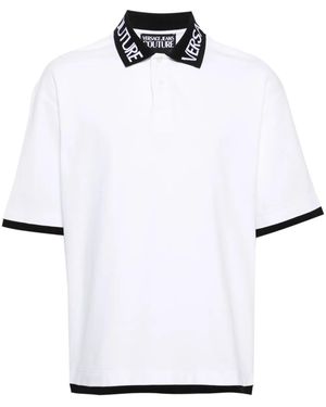 Versace Jeans Couture Polo Con Logo - Bianco