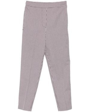 Carla G Checked Trousers - Grey