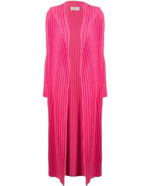 Teddy Cashmere Amalfi リブニット カシミアカーディガン - ピンク