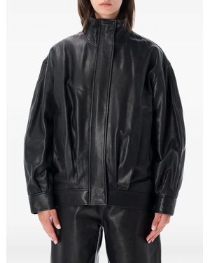Arma Paula Leather Jacket - Black