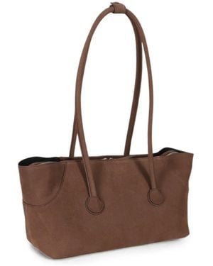 Marge Sherwood Large Boat Shopper Shoulder Bag - Brown