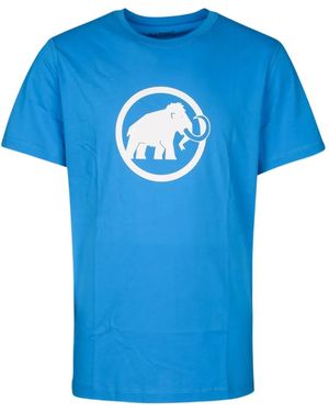 Mammut Core Logo-Print T-Shirt - Blue