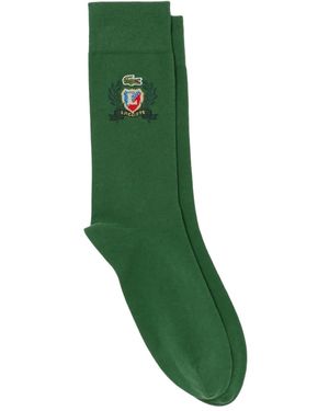 Lacoste Socken Mit Logo-Stickerei - Grün