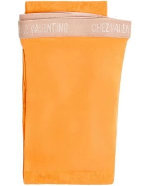 Valentino Garavani Medias de talle alto - Naranja