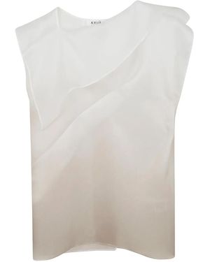Aviu Top sin mangas - Blanco