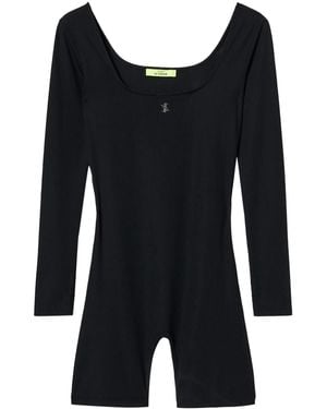 Twinset X Myfo Logo-Embroidered Jumpsuit - Black