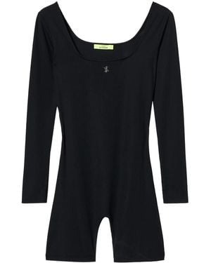 Twinset X Myfo Logo-Embroidered Jumpsuit - Black