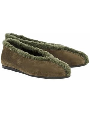 Ancient Greek Sandals Ballerines Aeropi - Green