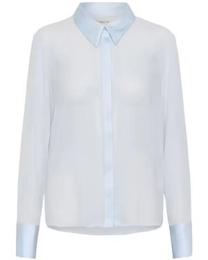 Gestuz Camisa De Manga Larga - Blanco