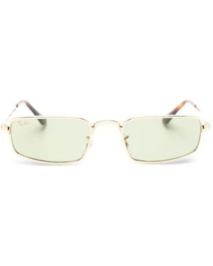 Ray-Ban Rocky Rectangle-Frame Sunglasses - Natural