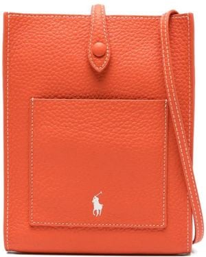 Polo Ralph Lauren Polo Play Pocket Crossbody Bag - Orange