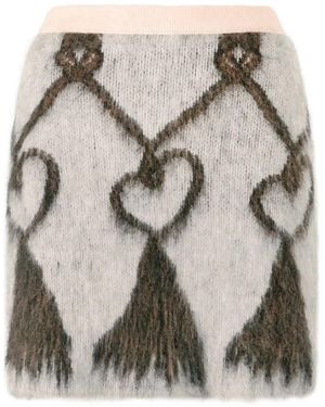 Genny Knit Skirt - Grey