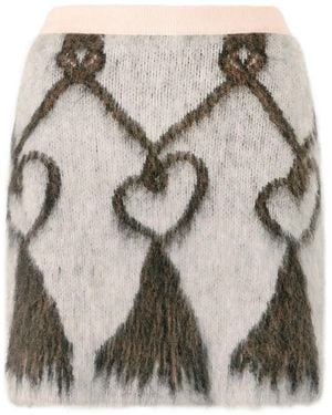 Genny Knit Skirt - Grey